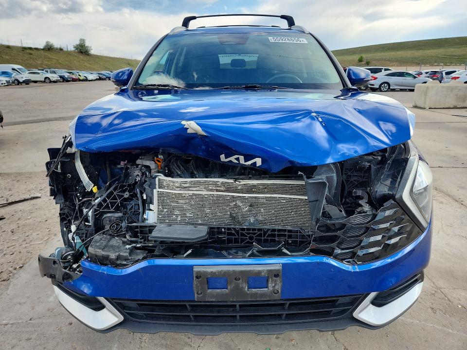 2023 Kia Sportage VIN 5XYK3CAF0PG120972 COPART salvage auction — FRONT END, CO - PUBLIC - SALVAGE TITLE, sold $6,900 on 2026-07-27 (photo 5)