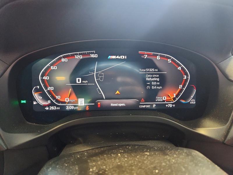 2020 BMW X4 VIN 5UX2V5C01L9B22113 COPART salvage auction — HAIL, WI - CERT OF TITLE-CLAIM PAID, sold $14,000 on 2026-07-20 (photo 9)