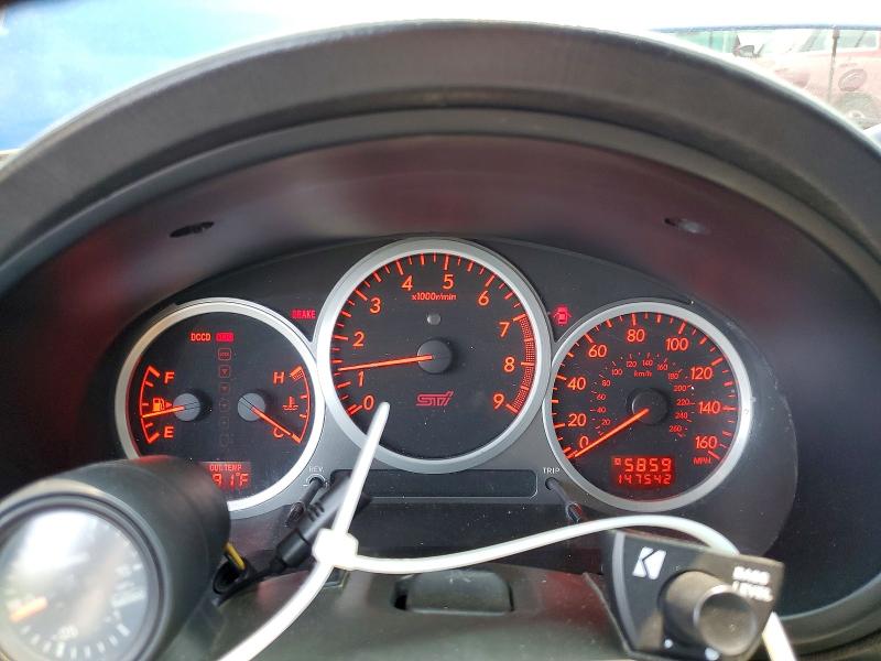 2006 Subaru Wrx VIN JF1GD70616L517689 COPART salvage auction — HAIL, CO - PUBLIC - SALVAGE TITLE, sold $7,700 on 2026-07-23 (photo 9)