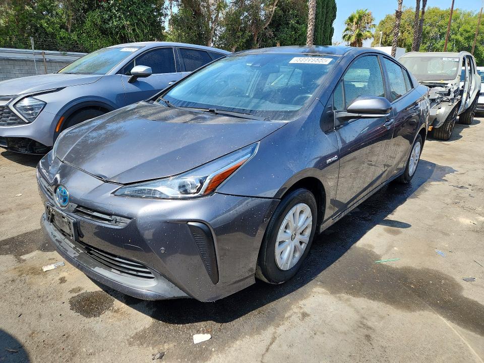 2021 Toyota Prius VIN JTDKAMFUXM3150953 — COPART salvage auction photo