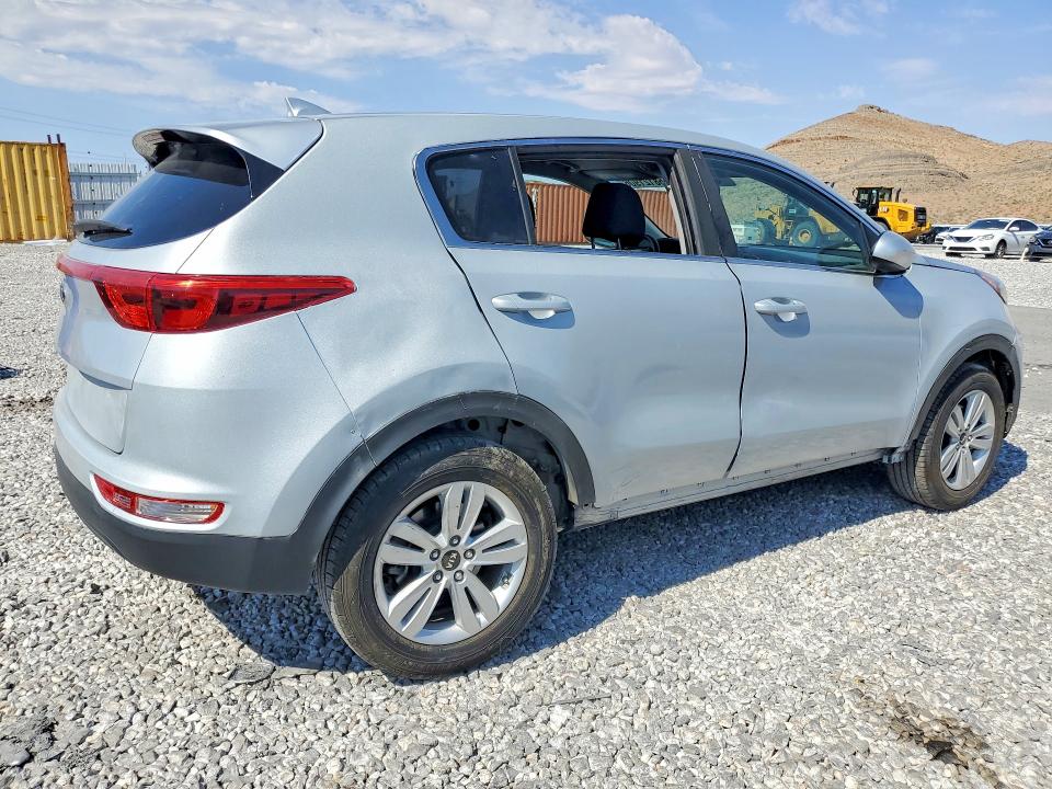 2017 Kia Sportage VIN KNDPMCAC6H7163767 COPART salvage auction — MINOR DENT/SCRATCHES, Nv - Certificate Of Title, sold $3,350 on 2026-07-27 (photo 3)