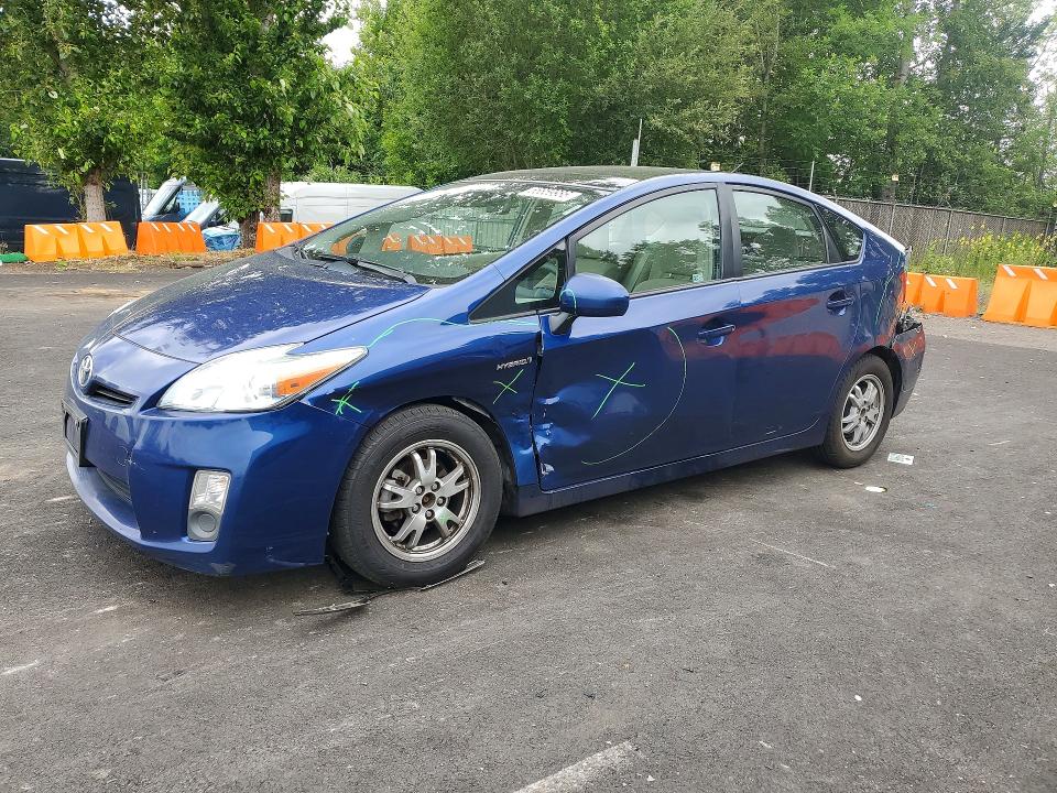 2010 Toyota Prius VIN JTDKN3DU0A0159286 COPART salvage auction — SIDE, OR - SALVAGE TITLE CERTIFICATE, sold $1,050 on 2026-07-27 (photo 1)
