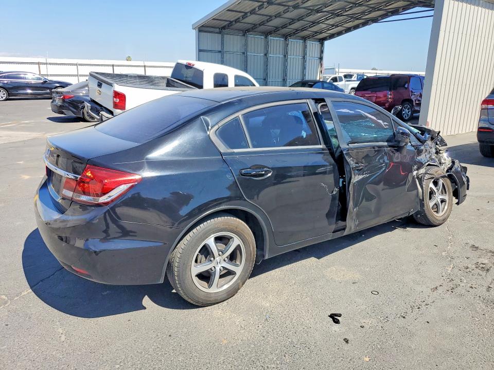 2015 Honda Civic VIN 19XFB2F71FE013618 COPART salvage auction — FRONT END, Ca - Salvage Certificate, sold $1,550 on 2026-07-02 (photo 3)