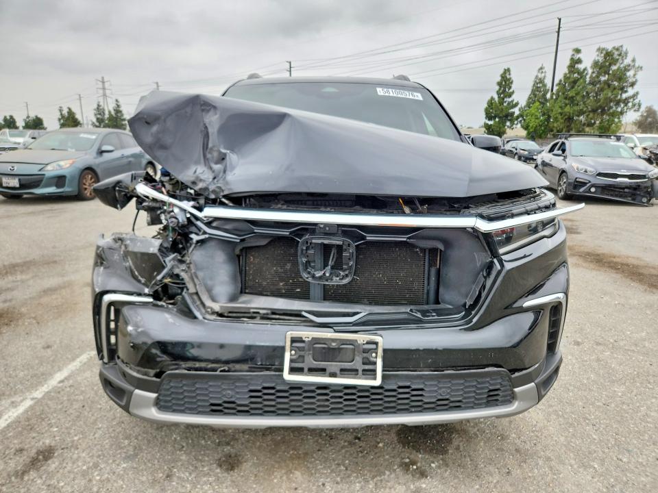 2025 Honda Pilot VIN 5FNYG1H85SB097330 COPART salvage auction — FRONT END, Ca - Salvage Certificate, sold $10,500 on 2026-07-28 (photo 5)