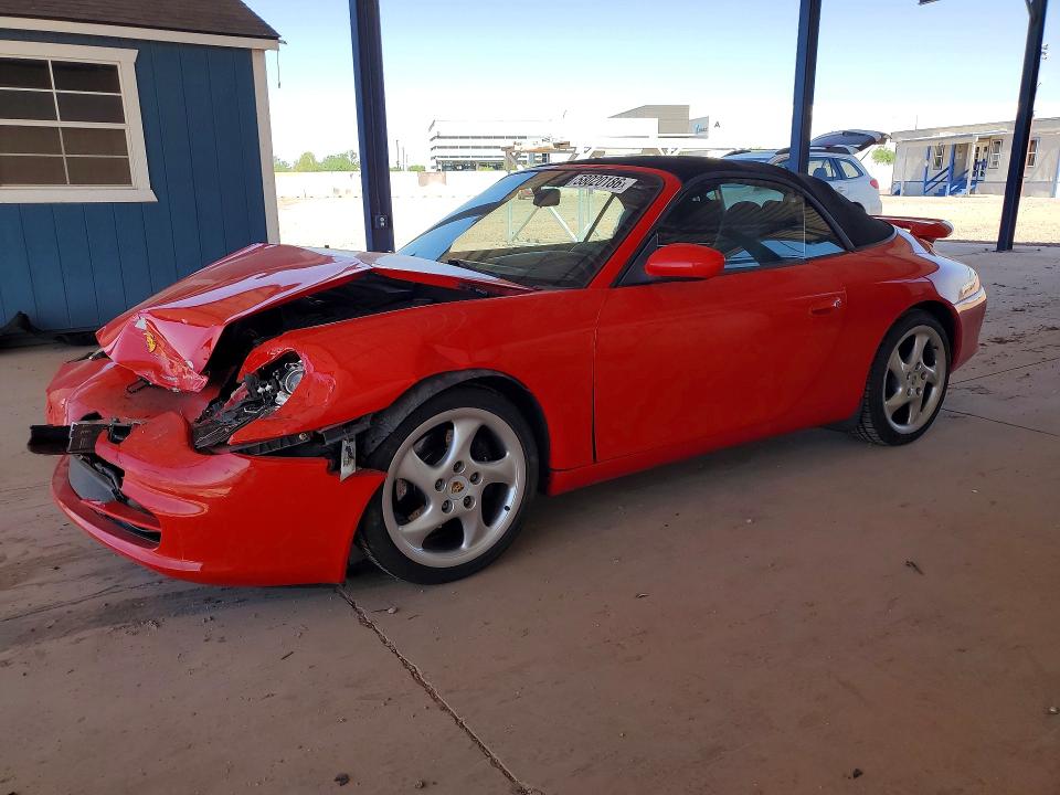 2002 Porsche 911 VIN WP0CA29952S654586 COPART salvage auction — FRONT END, Az - Cert Of Title - Salvage, sold $7,300 on 2026-07-09 (photo 1)