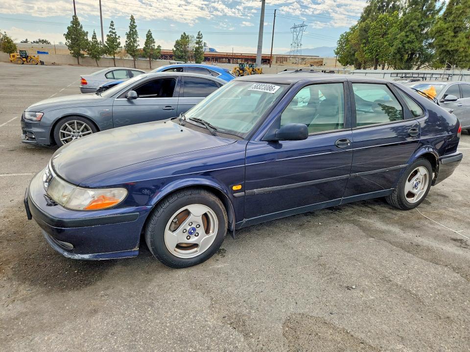 1999 Saab 9-3 VIN YS3DD58NXX2050950 COPART salvage auction — MINOR DENT/SCRATCHES, CA - APP FOR DUP CLEAN OR AC, sold $150 on 2026-08-13 (photo 1)