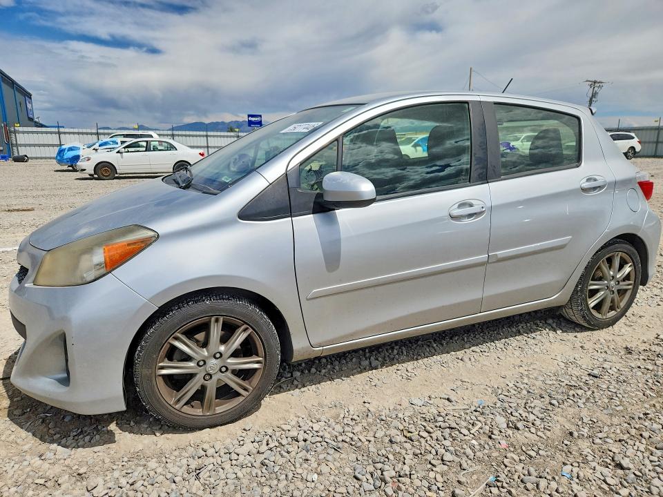 2013 Toyota Yaris VIN JTDKTUD36DD542293 COPART salvage auction — SIDE, Ut - Salvage Certificate, sold $750 on 2026-07-21 (photo 1)