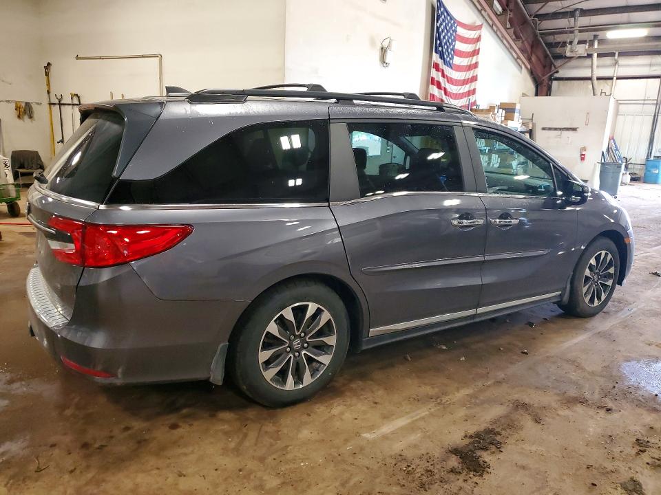 2024 Honda Odyssey VIN 5FNRL6H65RB034069 COPART salvage auction — FRONT END, MI - CERTIFICATE OF TITLE, sold $14,800 on 2026-07-31 (photo 3)