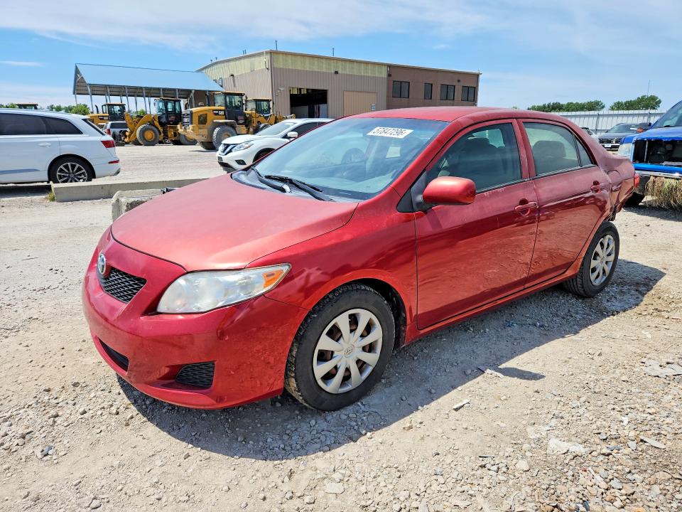 2010 Toyota Corolla VIN JTDBU4EEXA9115839 COPART salvage auction — REAR END, KS - CERT OF TITLE-SALVAGE, sold $1,800 on 2026-07-14 (photo 1)