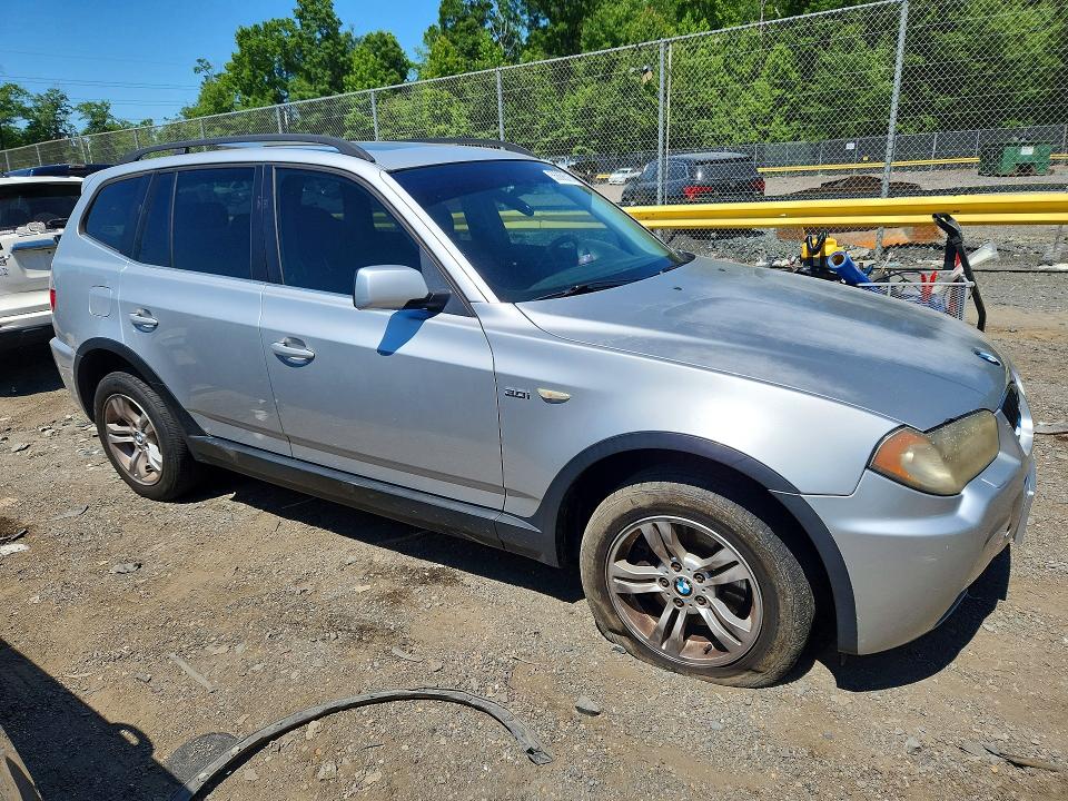 2006 BMW X3 VIN WBXPA93466WD24662 COPART salvage auction — MINOR DENT/SCRATCHES, Va - Certificate Of Title, sold $700 on 2026-07-28 (photo 4)