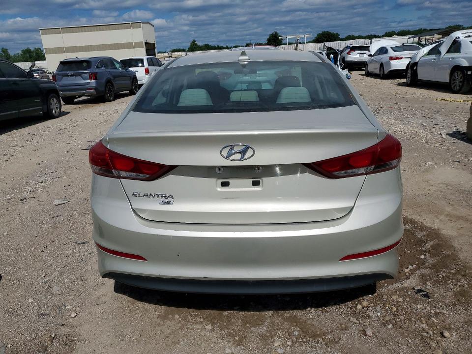 2017 Hyundai VIN 5NPD74LF6HH201937 COPART salvage auction — VANDALISM, FL - CERT OF TITLE SLVG REBUILDABLE, sold $2,150 on 2026-07-02 (photo 6)