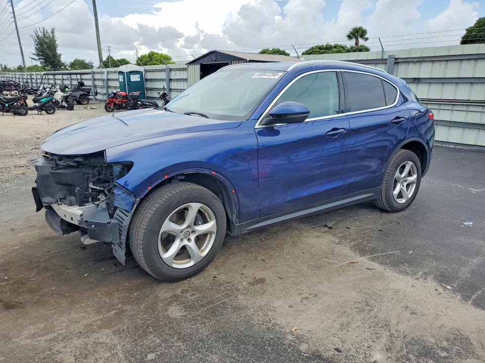 2018 Alfa romeo Stelvio VIN ZASFAKAN4J7B79219 COPART salvage auction — FRONT END, ID - SALVAGE CERTIFICATE OF TITLE, sold $2,850 on 2026-09-02 (photo 1)