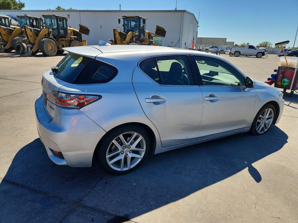 2015 Lexus Ct VIN JTHKD5BH4F2219701 COPART salvage auction — SIDE, CA - SALVAGE CERTIFICATE, sold $2,650 on 2026-07-06 (photo 3)