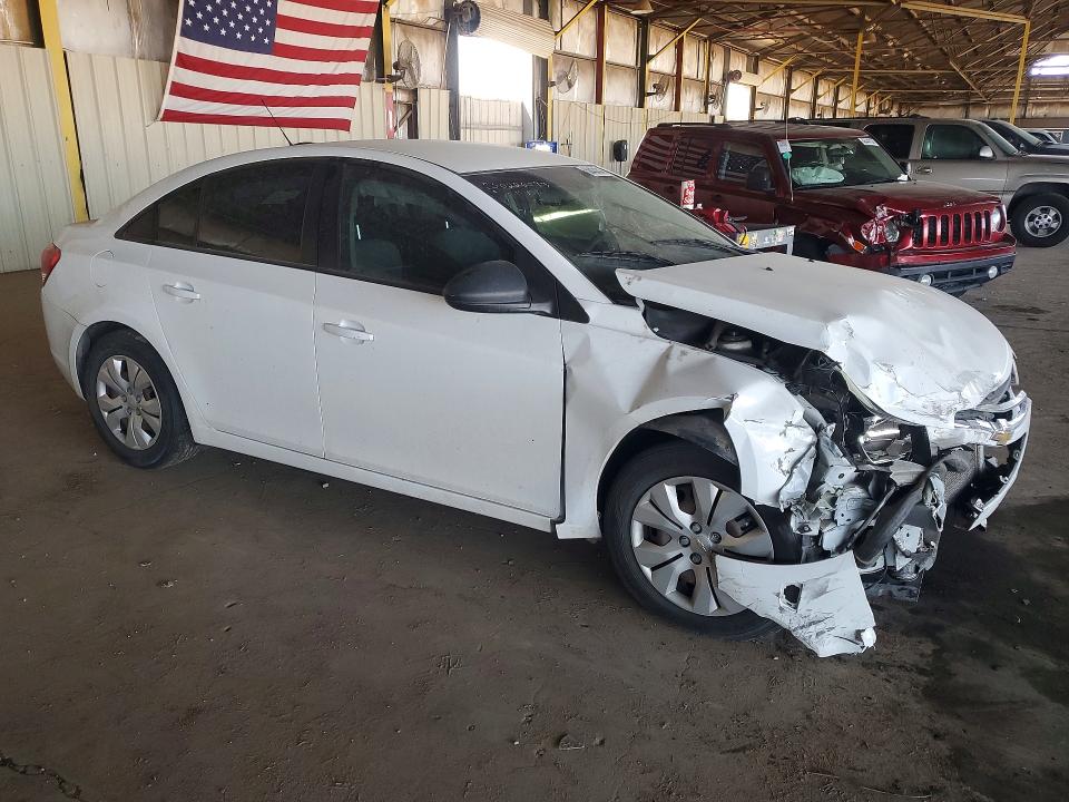 2016 Chevrolet Cruze VIN 1G1PC5SH9G7177677 COPART salvage auction — FRONT END, Az - Cert Of Title - Salvage, sold $150 on 2026-07-02 (photo 4)