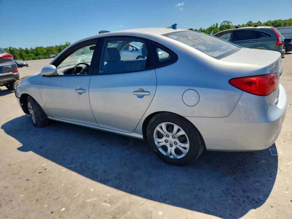 2010 Hyundai Elantra VIN KMHDU4AD8AU972742 COPART salvage auction — FRONT END, Va - Cert Of Title - Salvage, sold $250 on 2026-07-29 (photo 2)
