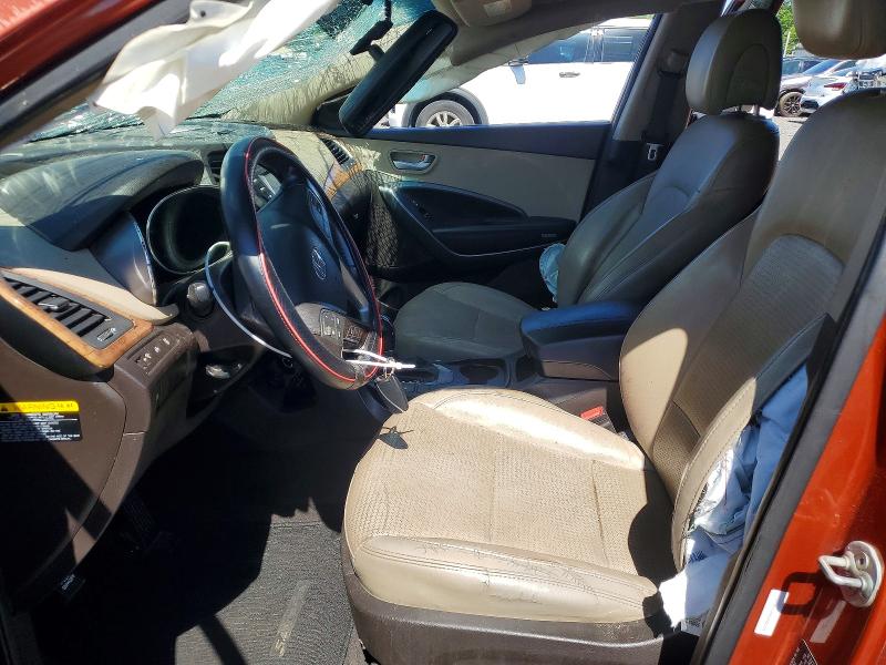 2013 Hyundai Santa fe VIN 5XYZU3LA2DG047239 COPART salvage auction — ROLLOVER, Pa - Cert Of Title, sold $775 on 2026-07-31 (photo 7)