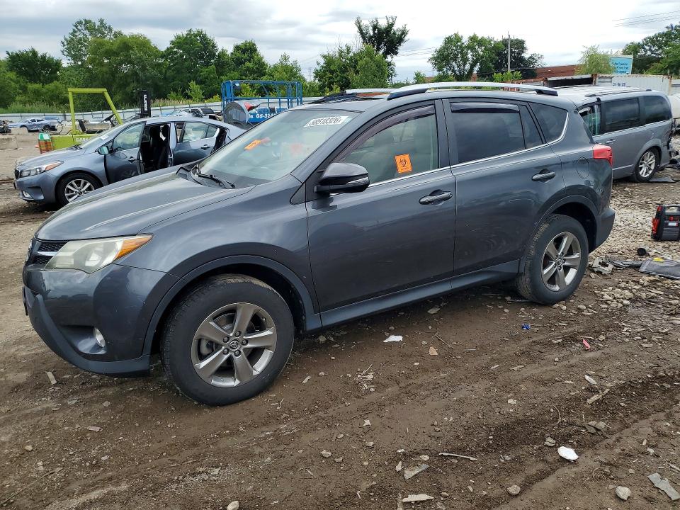 2015 Toyota VIN JTMRFREV2FD129759 COPART salvage auction — SIDE, IL - SALVAGE CERTIFICATE, sold $5,100 on 2026-07-29 (photo 1)