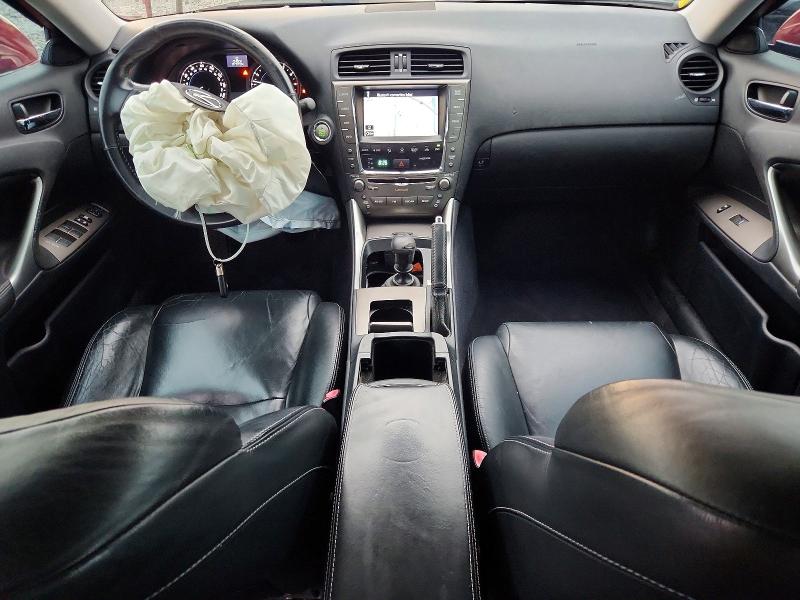 2009 Lexus Is VIN JTHBK262192093747 COPART salvage auction — FRONT END, Il - Salvage Certificate, sold $775 on 2026-07-27 (photo 8)