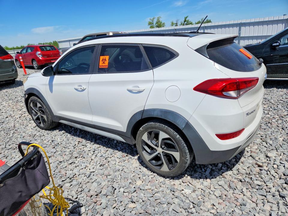 2017 Hyundai Tucson VIN KM8J33A22HU567436 COPART salvage auction — FRONT END, Wi - Certificate Of Title, sold $3,600 on 2026-07-06 (photo 2)