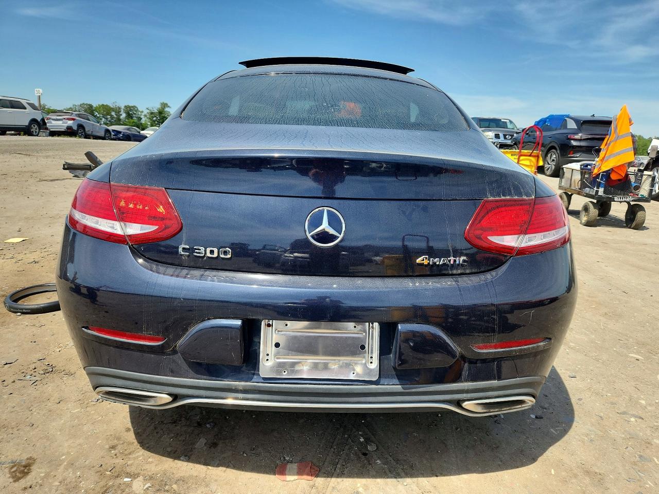 2017 Mercedes-Benz C-Class VIN WDDWJ4KB8HF526663 COPART salvage auction — Front End, WV - CERTIFICATE OF TITLE (P), sold $1,450 on 2026-07-01 (photo 6)