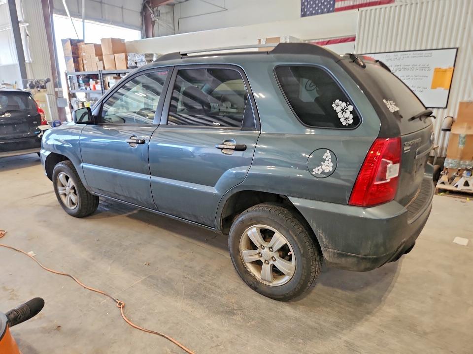 2009 Kia Sportage VIN KNDJF724397576097 COPART salvage auction — HAIL, Ne - Cert Of Title-Salvage, sold $1,000 on 2026-07-14 (photo 2)