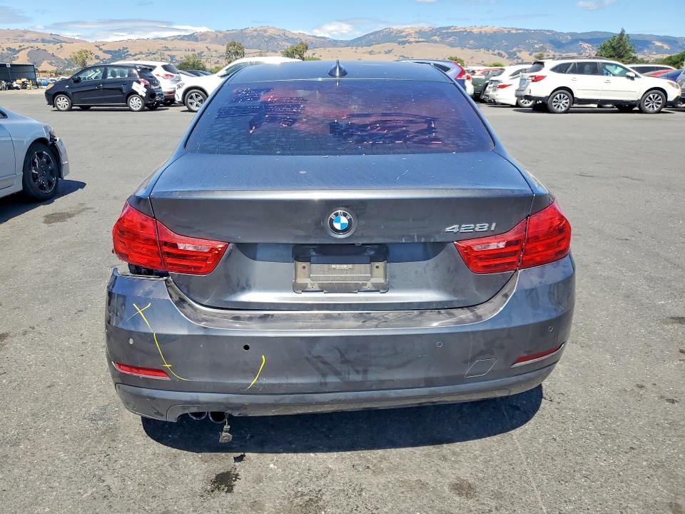 2015 BMW 4 series VIN WBA3N7C52FK224590 COPART salvage auction — UNDERCARRIAGE, Ca - Salvage Certificate, sold $1,750 on 2026-07-09 (photo 6)