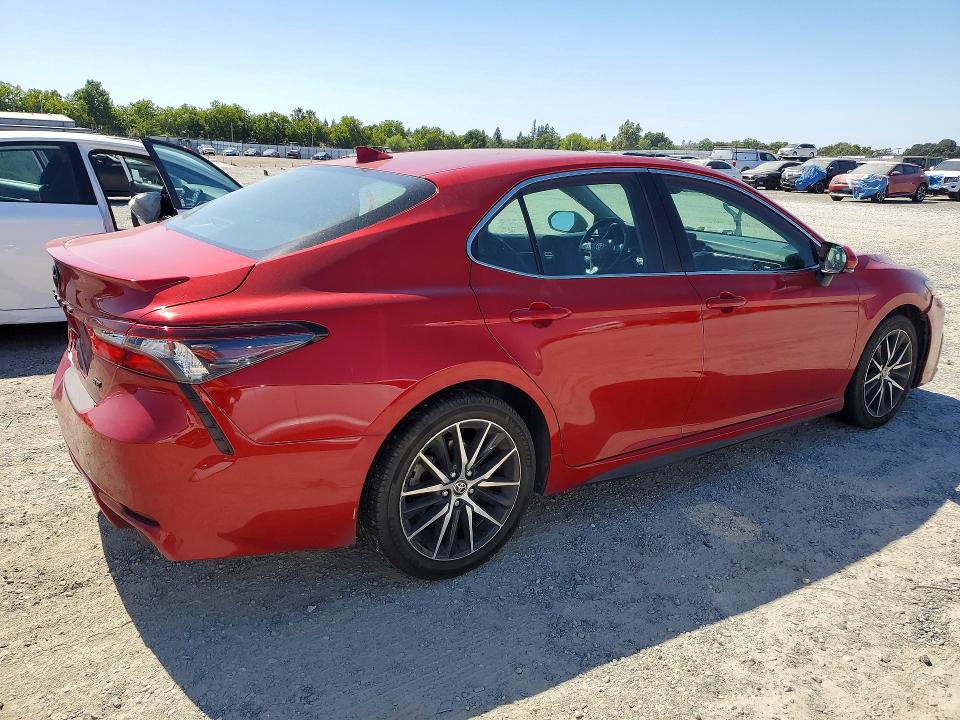 2022 Toyota Camry VIN 4T1T11AK3NU005107 COPART salvage auction — FRONT END, Ca - Salvage Certificate, sold $6,600 on 2026-07-02 (photo 3)