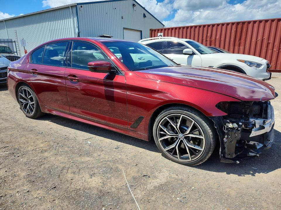 2022 BMW 5er VIN WBA13BJ02NCK85082 COPART salvage auction — FRONT END, On - Permit No Brand - Unfit, sold $10,000 on 2026-07-30 (photo 4)