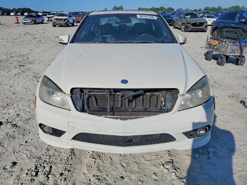 2010 Mercedes-benz C class VIN WDDGF5EB0AR107444 COPART salvage auction — FRONT END, Ga - Certificate Of Title, sold $625 on 2026-07-06 (photo 5)