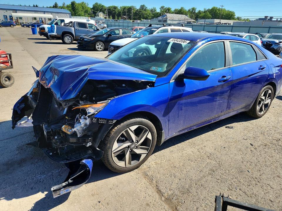 2023 Hyundai VIN KMHLS4AG3PU463565 COPART salvage auction — FRONT END, Pa - Certificate Of Salvage, sold $2,750 on 2026-07-31 (photo 1)
