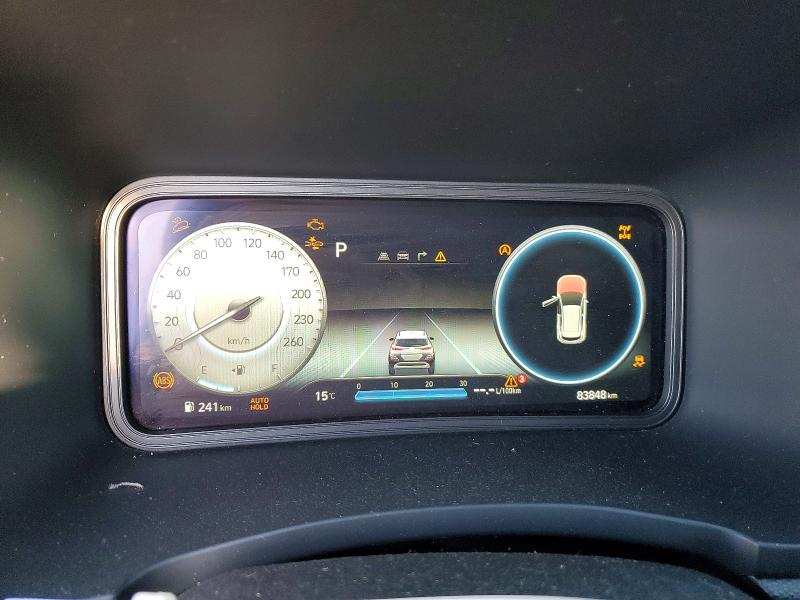2022 Hyundai Kona VIN KM8K5CA37NU905061 COPART salvage auction — VANDALISM, On - Permit No Brand - Unfit, sold $8,000 on 2026-07-09 (photo 9)