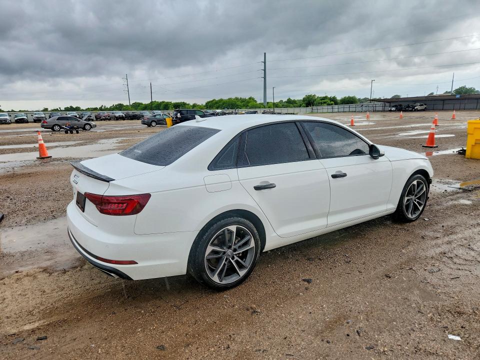 2019 Audi A4 VIN WAUGMAF47KA113795 COPART salvage auction — FRONT END, Tx - Salvage Vehicle Title, sold $1,900 on 2026-07-22 (photo 3)