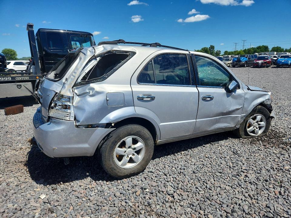 2007 Kia Sorento VIN KNDJC736275700619 COPART salvage auction — ROLLOVER, IL - JUNKING CERT OF A VEHICLE, sold $175 on 2026-07-13 (photo 3)