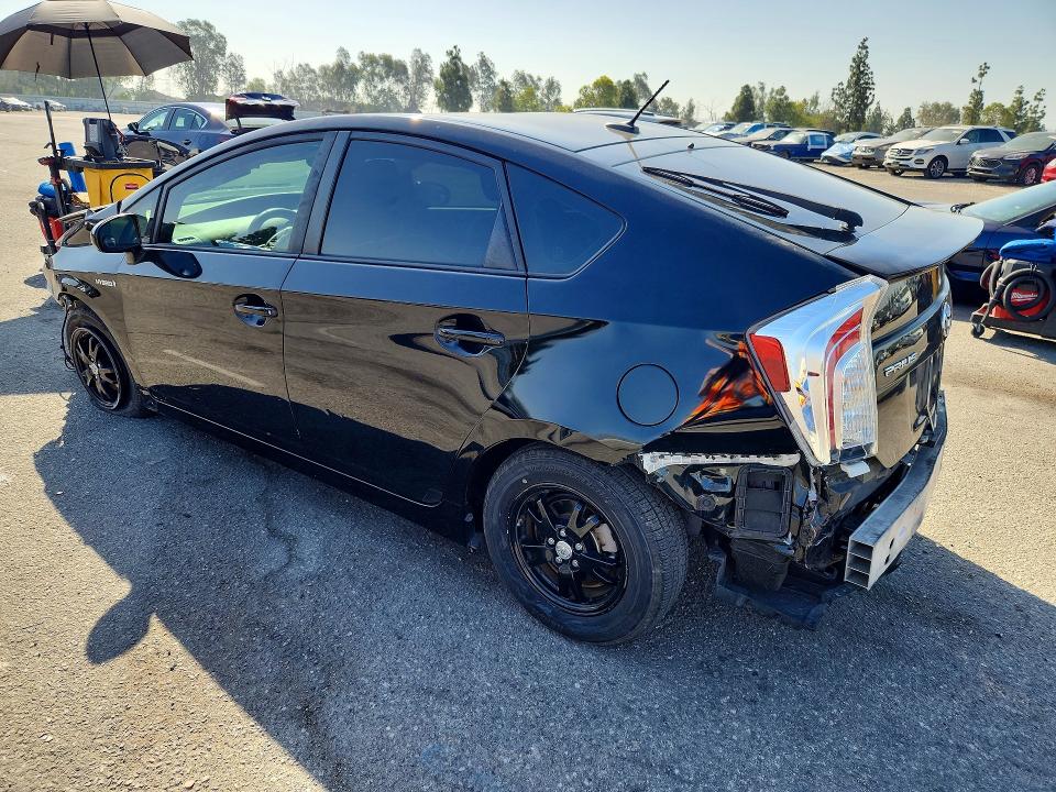 2014 Toyota Prius VIN JTDKN3DU9E0377619 COPART salvage auction — FRONT END, Ca - Salvage Certificate, sold $925 on 2026-07-09 (photo 2)