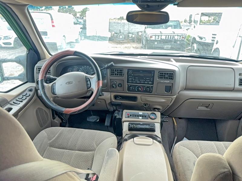 2001 Ford Excursion VIN 1FMNU41SX1EB19210 COPART salvage auction — MINOR DENT/SCRATCHES, Nv - Certificate Of Title (P), sold $6,900 on 2026-07-08 (photo 9)