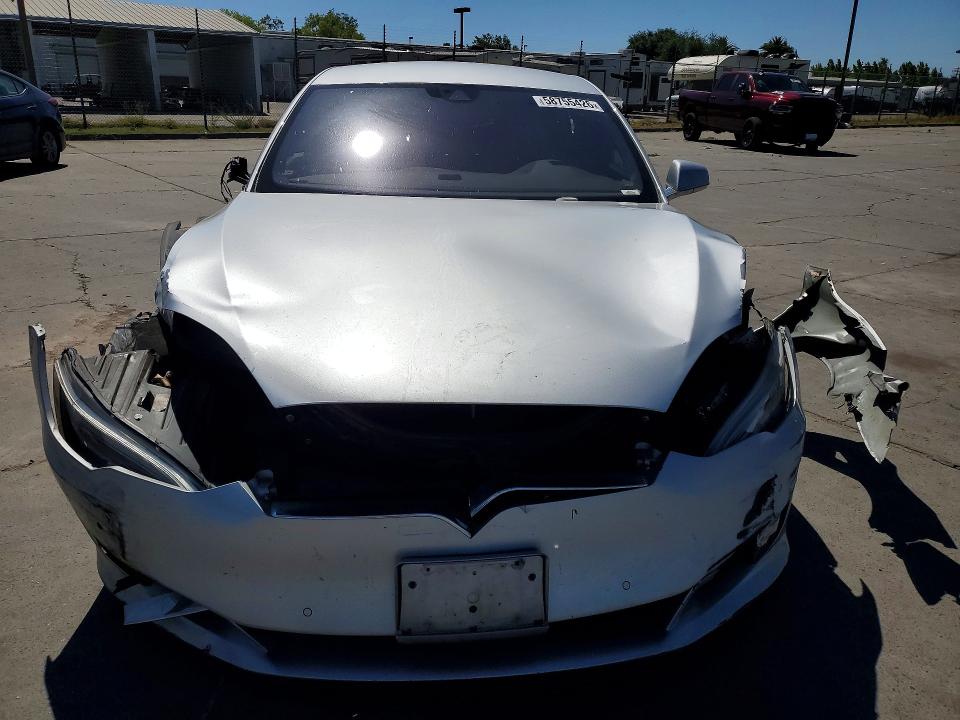 2016 Tesla Model s VIN 5YJSA1E2XGF138968 COPART salvage auction — FRONT END, Ca - Salvage Certificate, sold $2,100 on 2026-07-13 (photo 5)