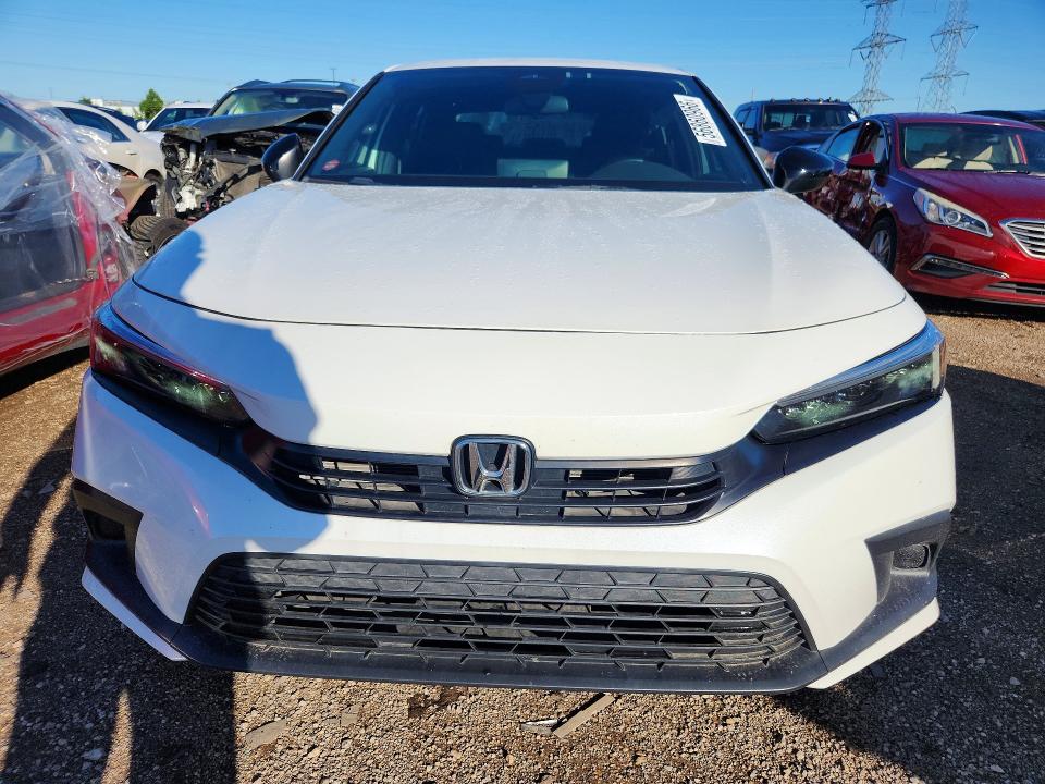 2022 Honda Civic VIN 2HGFE2F51NH602324 COPART salvage auction — SIDE, IL - SALVAGE CERTIFICATE, sold $9,000 on 2026-07-28 (photo 5)
