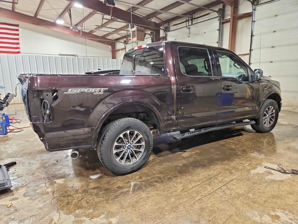 2018 Ford F-150 lightning VIN 1FTEW1EP0JFD59573 COPART salvage auction — REAR END, Pa - Certificate Of Salvage, sold $10,150 on 2026-07-28 (photo 3)