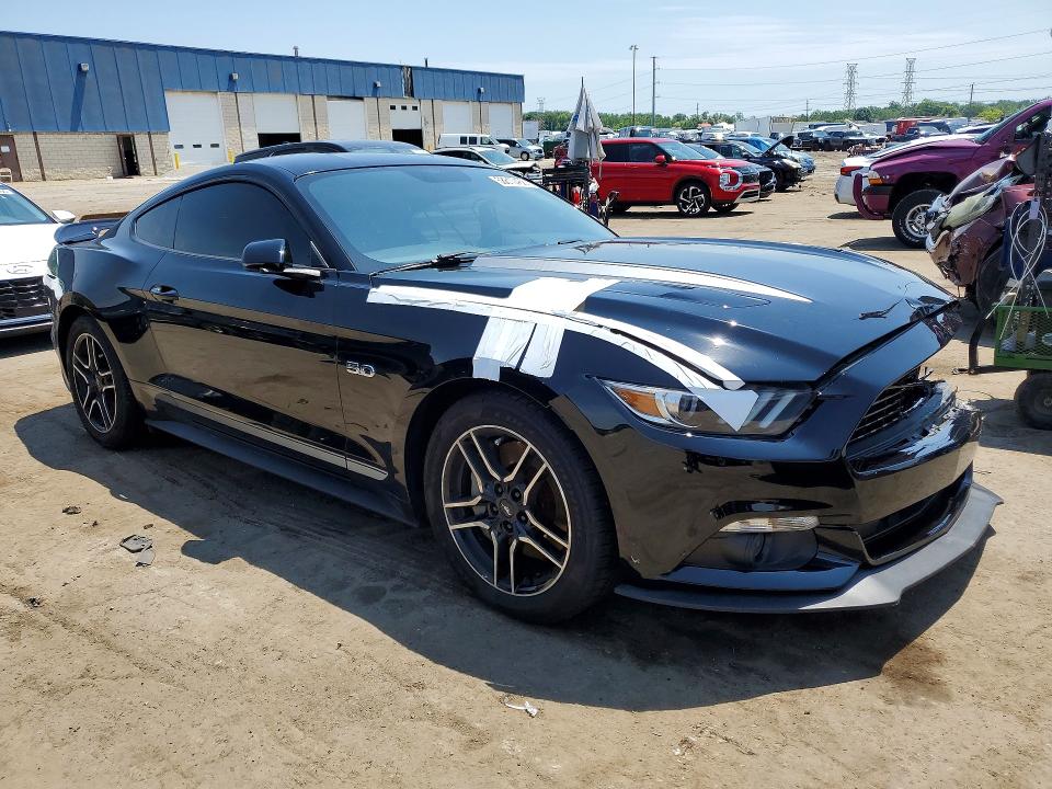 2016 Ford Mustang VIN 1FA6P8CF4G5236688 COPART salvage auction — FRONT END, Mi - Certificate Of Title, sold $10,500 on 2026-07-31 (photo 4)