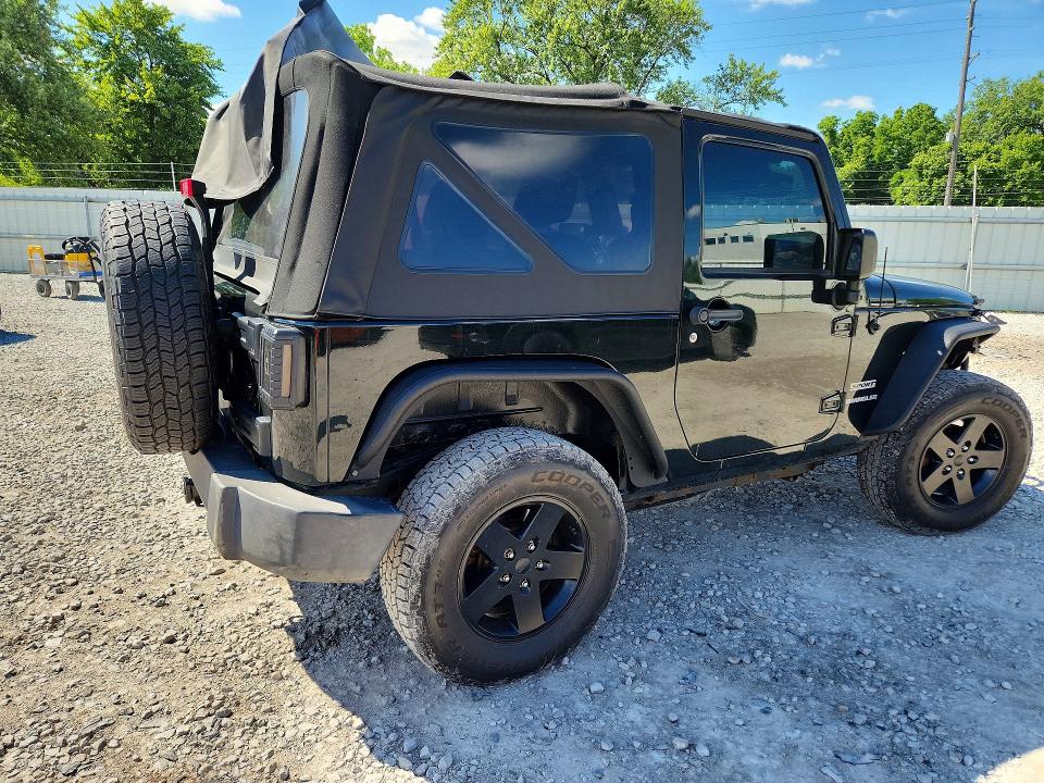 2012 Jeep Wrangler / VIN 1C4AJWAGXCL162009 COPART salvage auction — FRONT END, Oh - Cert Of Title-Salvage, sold $3,050 on 2026-07-02 (photo 3)