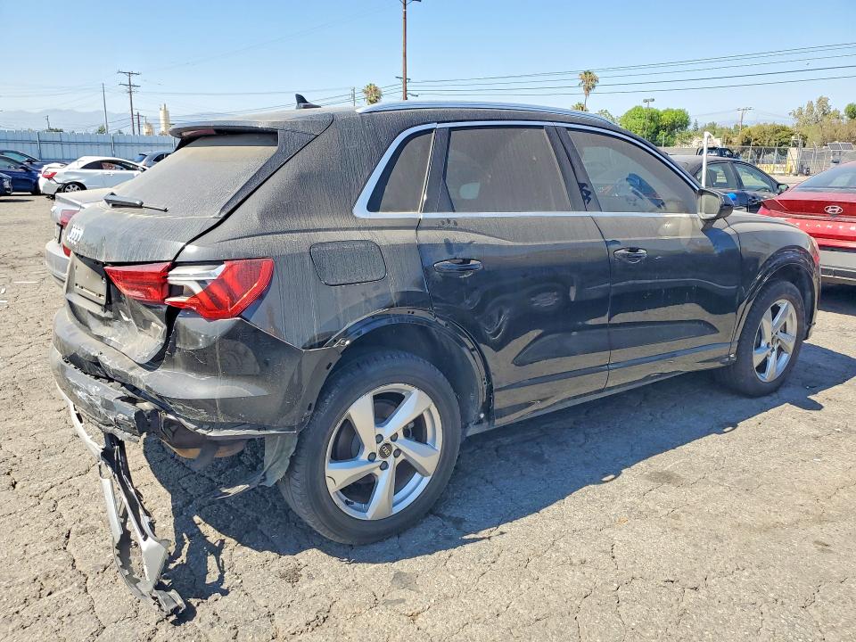 2021 Audi Q3 VIN WA1AUCF3XM1132169 COPART salvage auction — REAR END, Ca - Salvage Certificate (P), sold $6,200 on 2026-07-09 (photo 3)