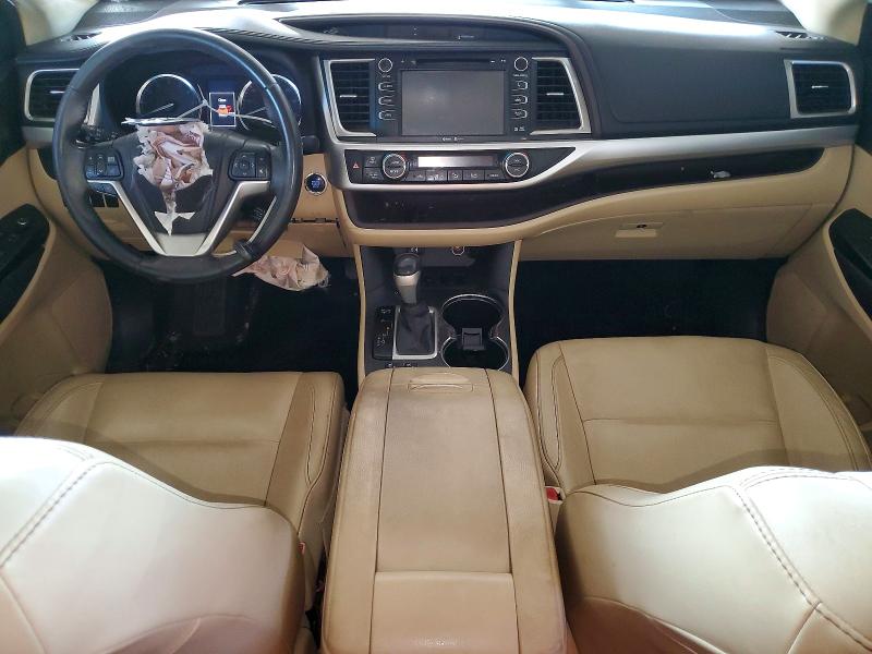 2015 Toyota Highlander VIN 5TDKKRFH5FS052699 COPART salvage auction — FRONT END, Az - Cert Of Title - Salvage, sold $700 on 2026-07-22 (photo 8)