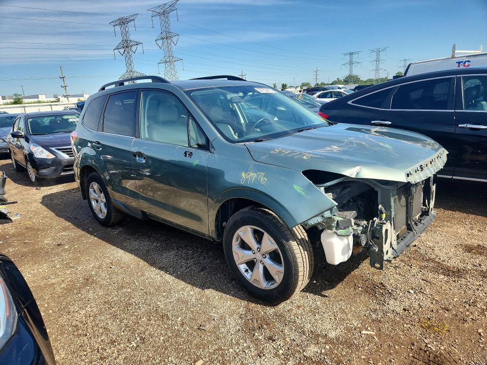 2015 Subaru VIN JF2SJAHC0FH490199 COPART salvage auction — FRONT END, Il - Salvage Certificate, sold $775 on 2026-07-16 (photo 4)