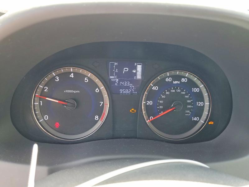 2016 Hyundai Accent VIN KMHCT4AE9GU058550 COPART salvage auction — FRONT END, Oh - Cert Of Title-Salvage, sold $450 on 2026-07-09 (photo 9)