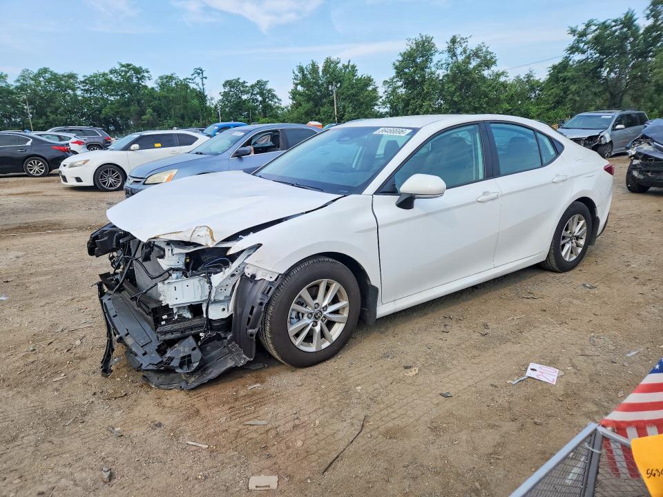 2025 Toyota VIN 4T1DAACK3SU629423 COPART salvage auction — FRONT END, Md - Cert Of Salvage > 75% Damage, sold $11,900 on 2026-07-02 (photo 1)