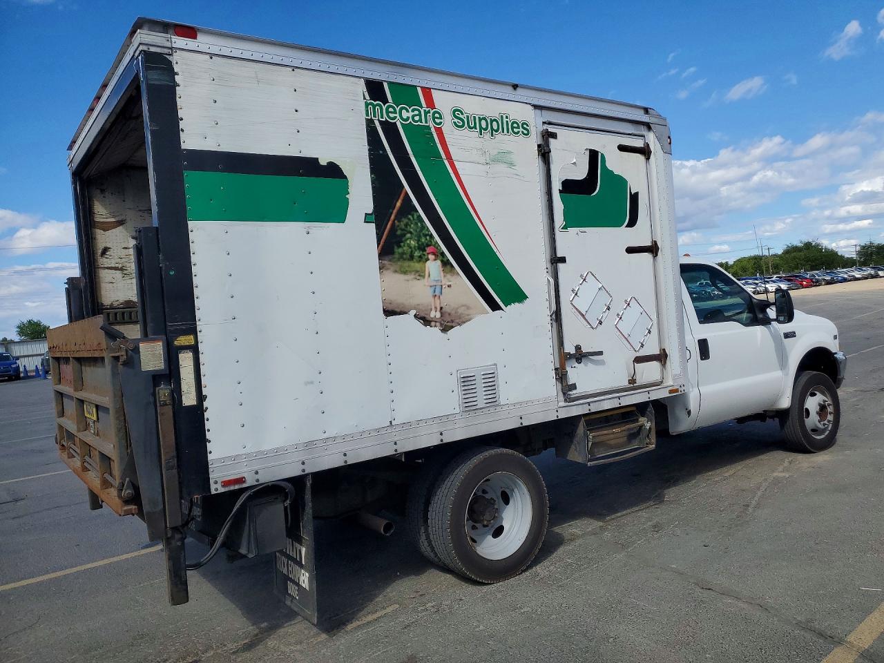 2003 Ford F-550 Super Duty VIN 1FDAF56S03EB73335 COPART salvage auction — Front End, ID - CERTIFICATE OF TITLE, sold $1,200 on 2026-06-30 (photo 3)