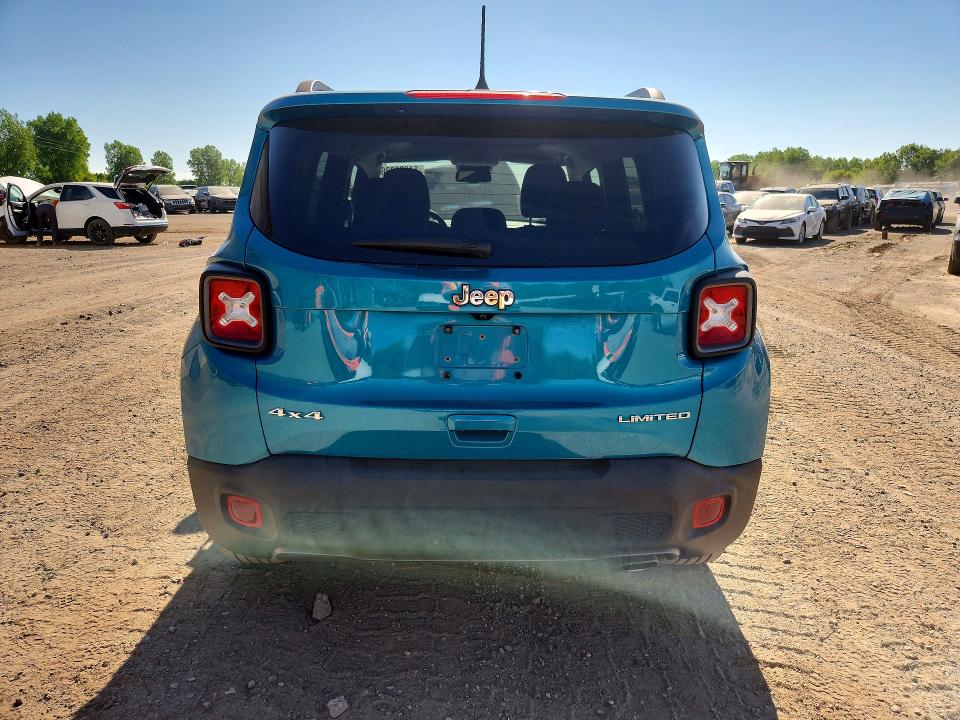 2021 Jeep Renegade VIN ZACNJDD12MPM36035 COPART salvage auction — FRONT END, Mi - Cert Of Title-Salvage Vehicle, sold $3,350 on 2026-07-15 (photo 6)