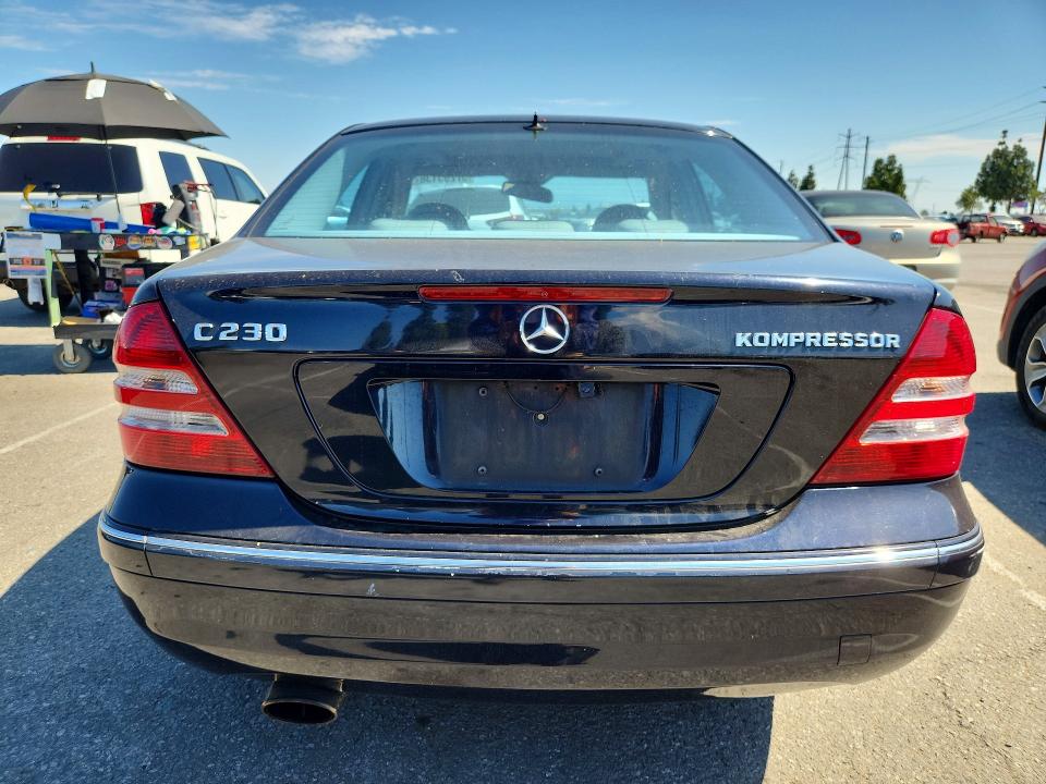 2005 Mercedes-benz C-klasse VIN WDBRF40J15F682475 COPART salvage auction — FRONT END, Ca - Salvage Certificate, sold $450 on 2026-07-16 (photo 6)