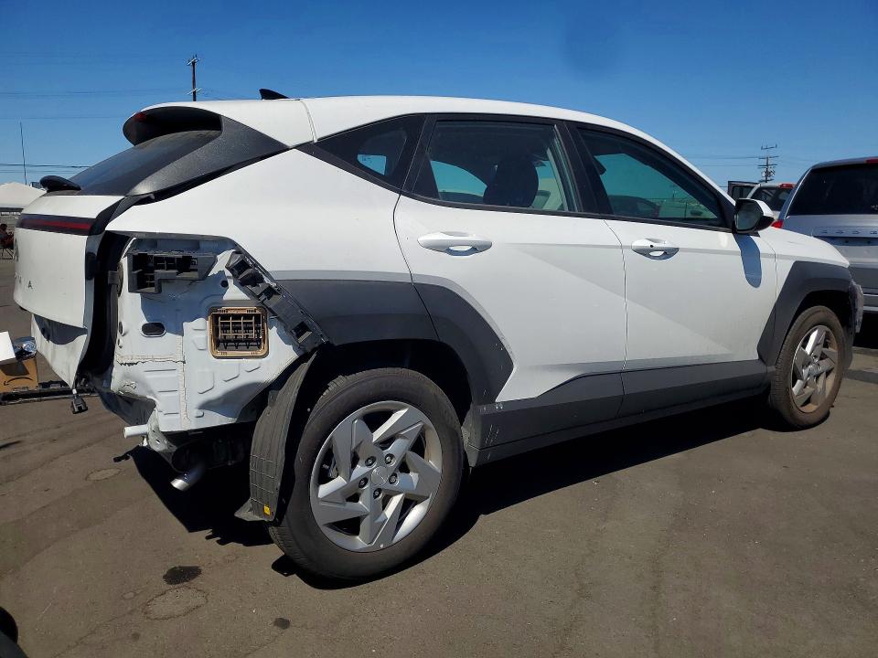 2025 Hyundai Kona VIN KM8HA3ABXSU268367 COPART salvage auction — REAR END, Ca - Salvage Certificate, sold $6,400 on 2026-07-15 (photo 3)