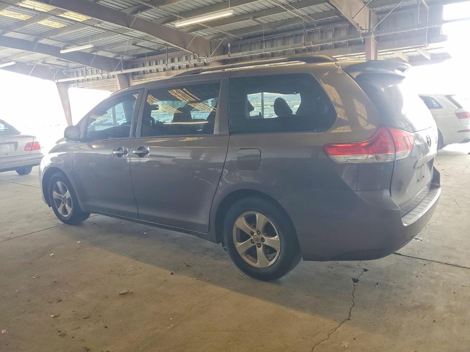2011 Toyota Sienna VIN 5TDKK3DC5BS050336 COPART salvage auction — FRONT END, Ca - Salvage Certificate, sold $1,200 on 2026-07-27 (photo 2)